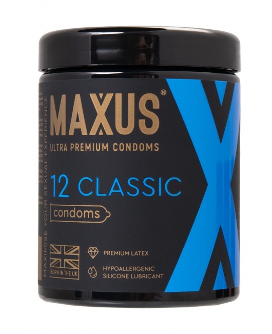 Классические презервативы MAXUS Classic - 12 шт. - Maxus - купить с доставкой в Рязани