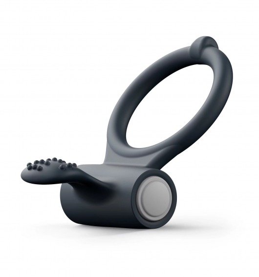 Черное эрекционное кольцо Power Clit - Dorcel - в Рязани купить с доставкой