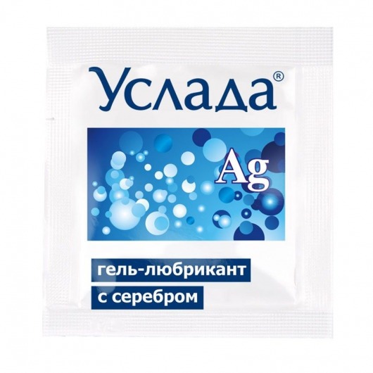 Гель-лубрикант «Услада с серебром» - 3 гр. - Биоритм - купить с доставкой в Рязани
