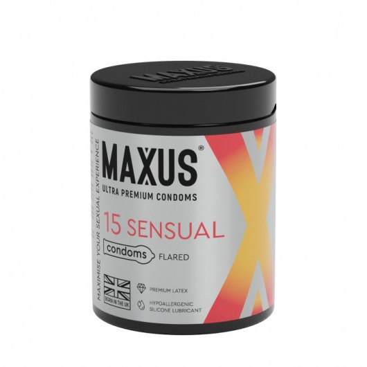 Анатомические презервативы MAXUS Sensual - 15 шт. - Maxus - купить с доставкой в Рязани