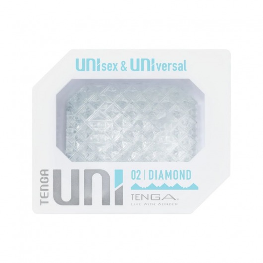 Прозрачный мастурбатор-стимулятор Tenga Uni Diamond - Tenga - в Рязани купить с доставкой