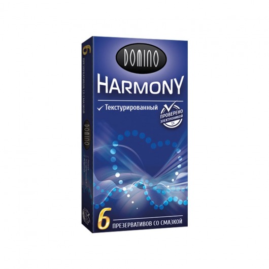 Текстурированные презервативы Domino Harmony - 6 шт. - Domino - купить с доставкой в Рязани
