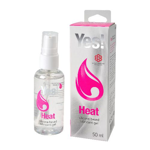 Возбуждающая силиконовая вагинальная смазка Yes Heat - 50 мл. - Sitabella - купить с доставкой в Рязани