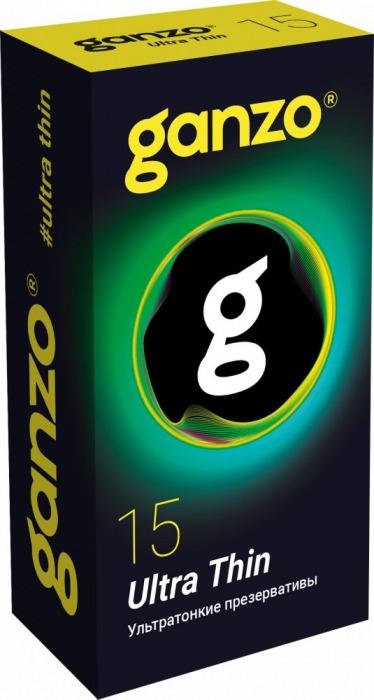 Прозрачные ультратонкие презервативы Ganzo Ultra thin - 15 шт. - Ganzo - купить с доставкой в Рязани
