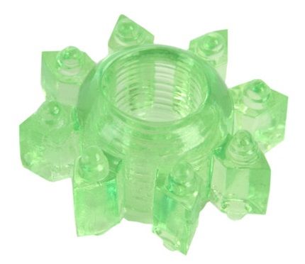 Зеленое эрекционное кольцо-звезда - Toyfa Basic - в Рязани купить с доставкой