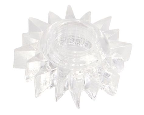 Прозрачное гелевое эрекционное кольцо-солнце - Toyfa Basic - в Рязани купить с доставкой