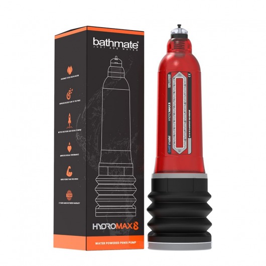 Красная гидропомпа Bathmate HydroMAX8 - Bathmate - в Рязани купить с доставкой