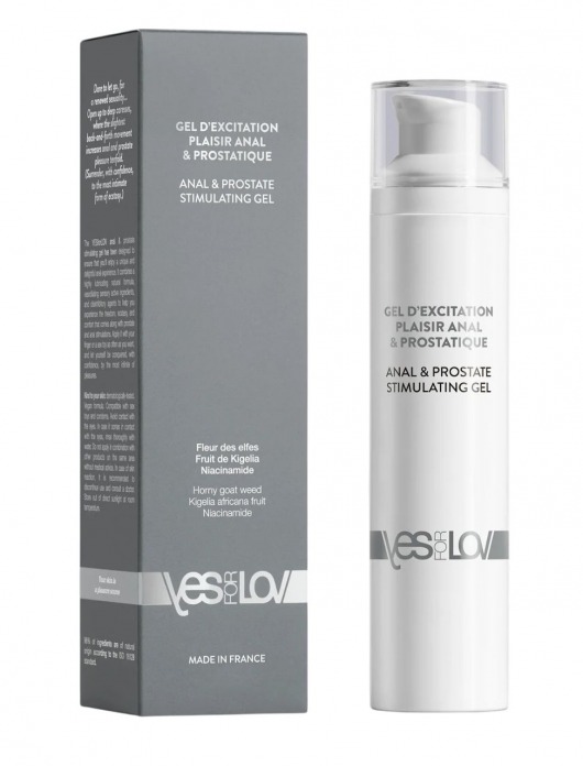 Стимулирующий анальный гель Anal   Prostate Stimulating Gel - 50 мл. - YESforLOV - купить с доставкой в Рязани