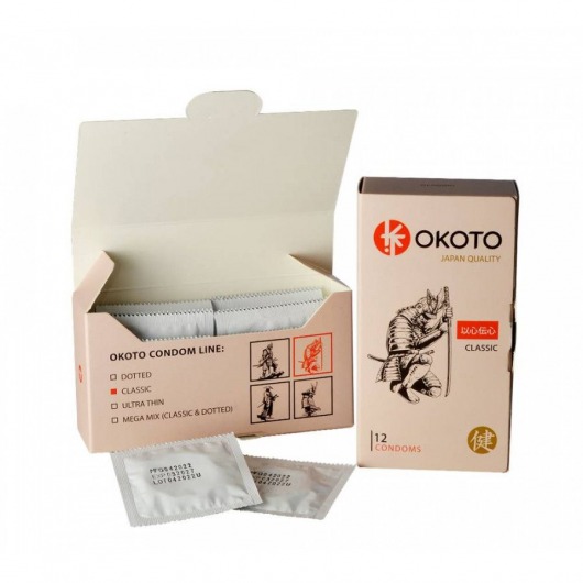Презервативы OKOTO Classic - 12 шт. - Sitabella - купить с доставкой в Рязани