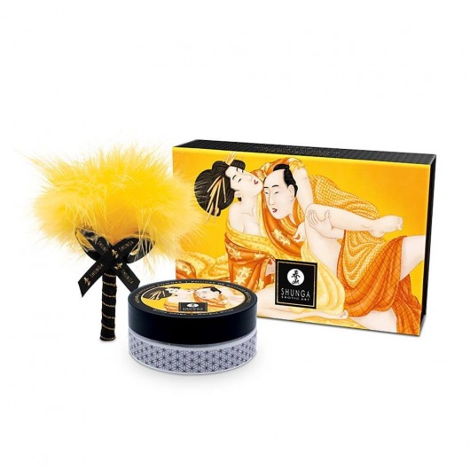 Массажная пудра с ароматом манго Luscious Mango - Shunga - купить с доставкой в Рязани