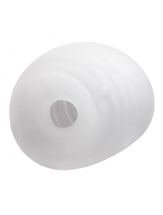 Белый мастурбатор-шар Lucky Ball Type 1 - MALESATION - в Рязани купить с доставкой