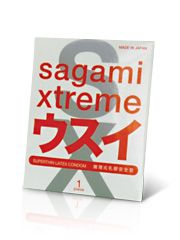 Ультратонкий презерватив Sagami Xtreme SUPERTHIN - 1 шт. - Sagami - купить с доставкой в Рязани