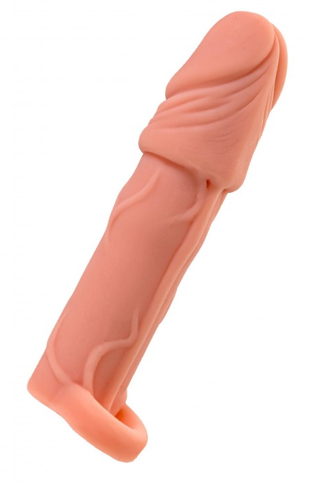 Телесная удлиняющая насадка с подхватом - 16 см. - ToyFa - в Рязани купить с доставкой