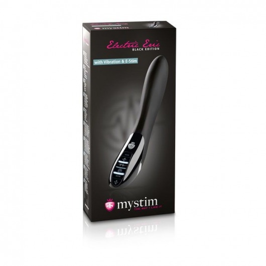 Черный вибратор с миостимуляцией Mystim Electric Eric Black Edition - 27 см. - MyStim - купить с доставкой в Рязани