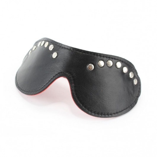 Красная маска с декором - БДСМ Арсенал - купить с доставкой в Рязани