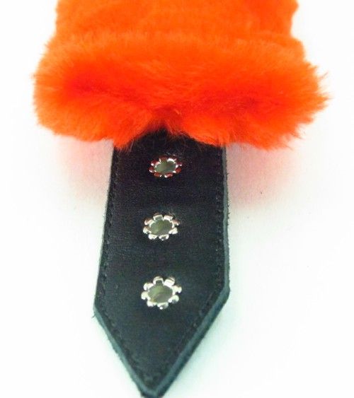 Красные наручники с мехом BDSM Light - БДСМ Арсенал - купить с доставкой в Рязани