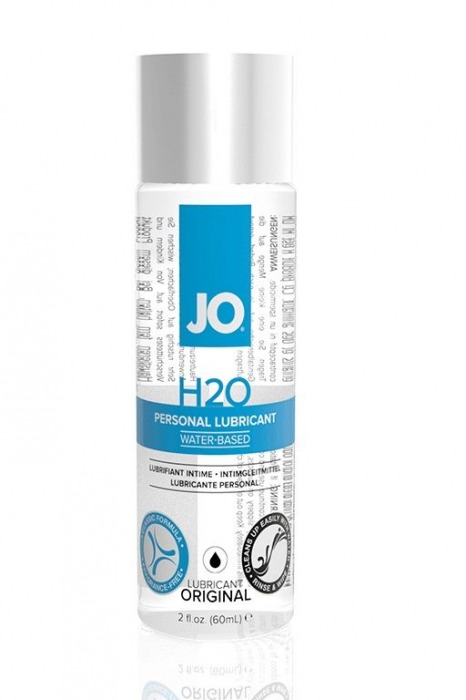 Нейтральный лубрикант на водной основе JO Personal Lubricant H2O - 60 мл. - System JO - купить с доставкой в Рязани