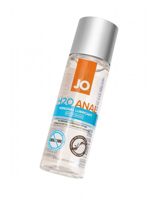 Анальный лубрикант на водной основе JO Anal H2O - 60 мл. - System JO - купить с доставкой в Рязани