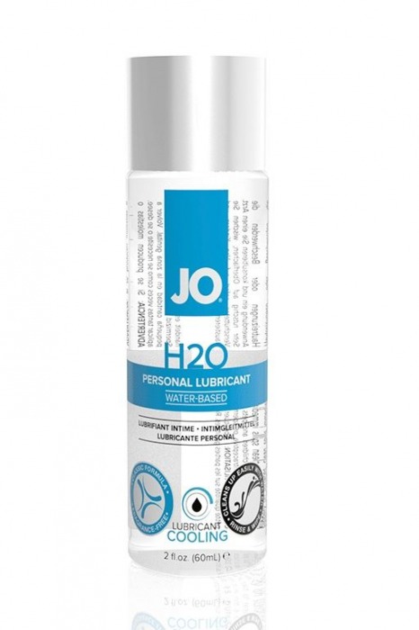 Охлаждающий лубрикант на водной основе JO Personal Lubricant H2O COOLING - 60 мл. - System JO - купить с доставкой в Рязани