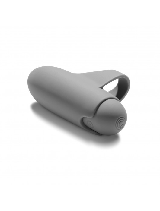 Серая вибронасадка на палец Better Than Your Ex - Bijoux Indiscrets