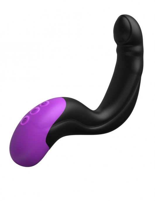Черно-фиолетовый вибромассажёр простаты Hyper-Pulse P-Spot Massager - Pipedream - в Рязани купить с доставкой