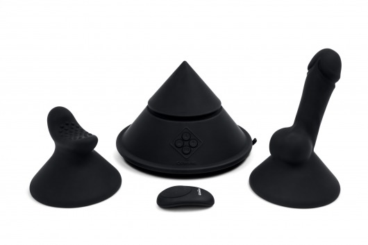 Конусный вибромассажер Cowgirl Cone с 2 насадками - CowGirl - купить с доставкой в Рязани