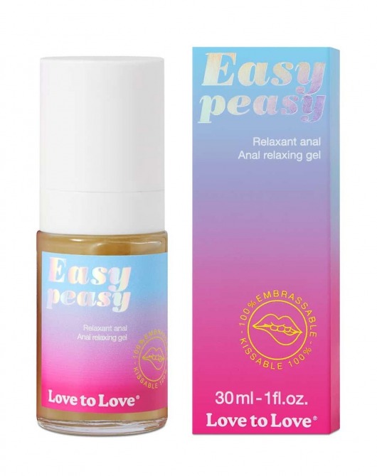 Анальный расслабляющий гель Easy Peasy - 30 мл. - Love to Love - купить с доставкой в Рязани