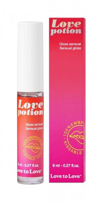 Возбуждающий блеск для губ Love Potion - 8 мл. - Love to Love - купить с доставкой в Рязани