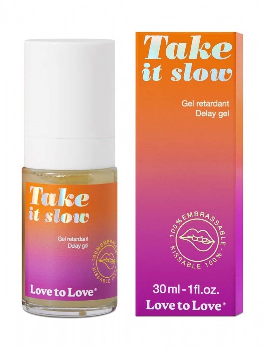 Пролонгирующий гель для мужчин Take It Slow - 30 мл. - Love to Love - купить с доставкой в Рязани