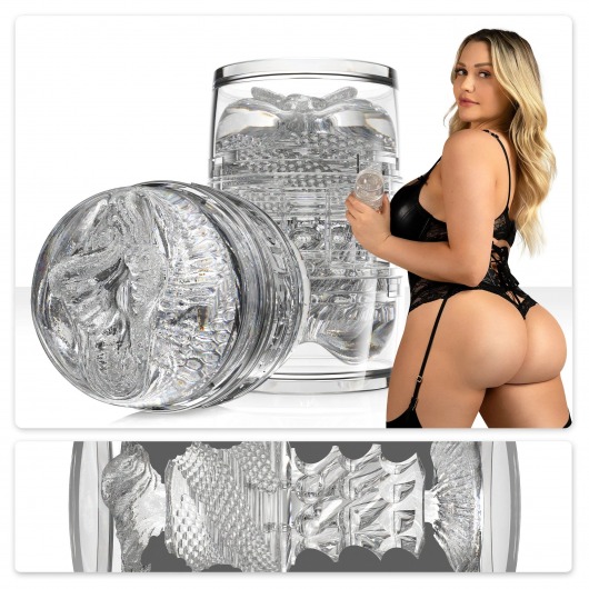 Прозрачный двусторонний мастурбатор Fleshlight Quickshot Mia Malkova - Fleshlight - в Рязани купить с доставкой