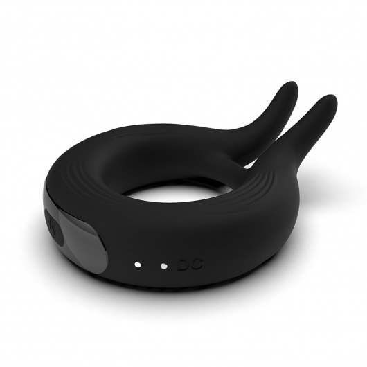 Черное эрекционное кольцо Marry Me Rechargeable Vibrating Cockring - Adrien Lastic - в Рязани купить с доставкой