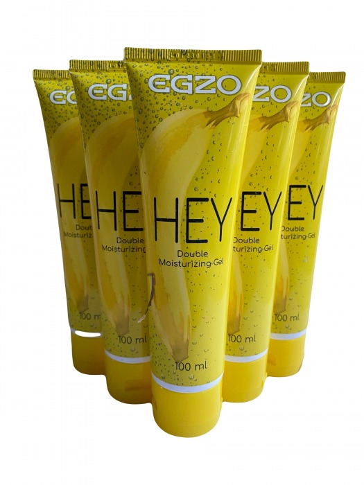 Набор из 5 анальных лубрикантов на водной основе Egzo Hey (по 100 мл.) - EGZO - купить с доставкой в Рязани