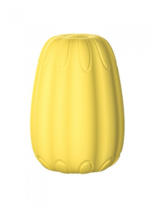 Желтый мастурбатор-яйцо Bisedze - LoveStore - в Рязани купить с доставкой