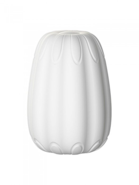 Белый мастурбатор-яйцо Bisedze - LoveStore - в Рязани купить с доставкой