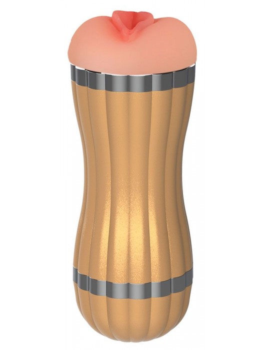 Мастурбатор-вагина с вибрацией в колбе Bevis - Boys of Toys - в Рязани купить с доставкой