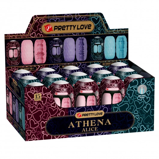 Набор из 15 мастурбаторов Athena Alice - Baile - в Рязани купить с доставкой