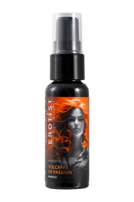 Гель с эффектом вибрации Volcano Of Passion со вкусом манго - 25 мл. - Erotist Lubricants - купить с доставкой в Рязани