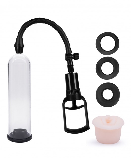 Вакуумная помпа со сменными насадками Rider - Lola Games - в Рязани купить с доставкой