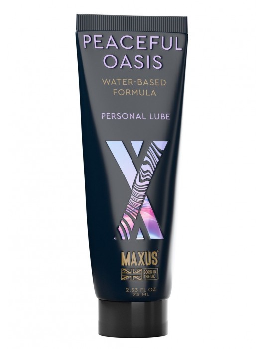 Интимный гель на водной основе MAXUS Peaceful Oasis - 75 мл. - Maxus - купить с доставкой в Рязани