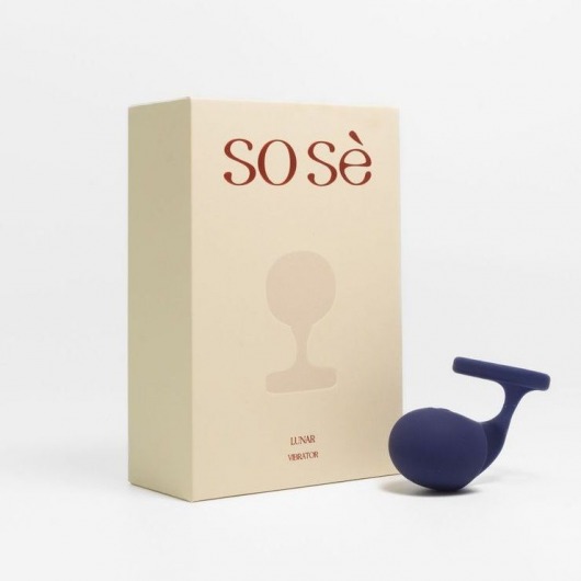 Синий вибростимулятор на пальцы Lunar - Sose