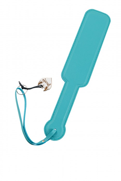 Голубой кожаный пэддл - 37 см. - Pecado - купить с доставкой в Рязани