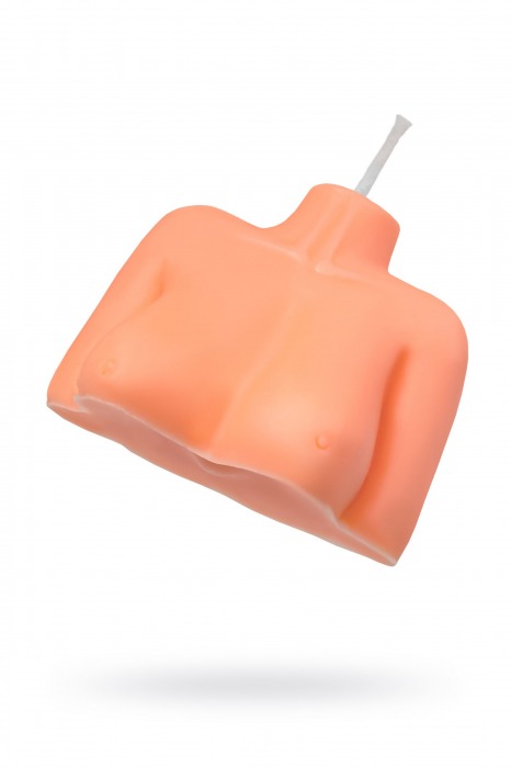 Оранжевая сувенирная свеча «Женский силуэт» - Pecado - купить с доставкой в Рязани