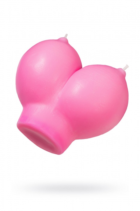 Розовая свеча «Сиськи» - 150 гр. - Pecado - купить с доставкой в Рязани