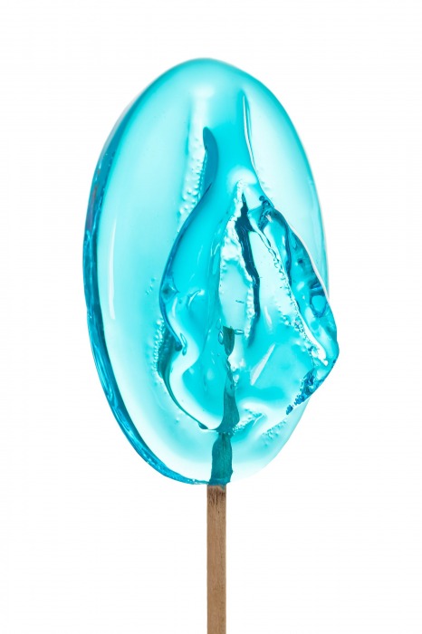 Леденец в форме вагины со вкусом блю кюрасао - 50 гр. - Sosuчki - купить с доставкой в Рязани