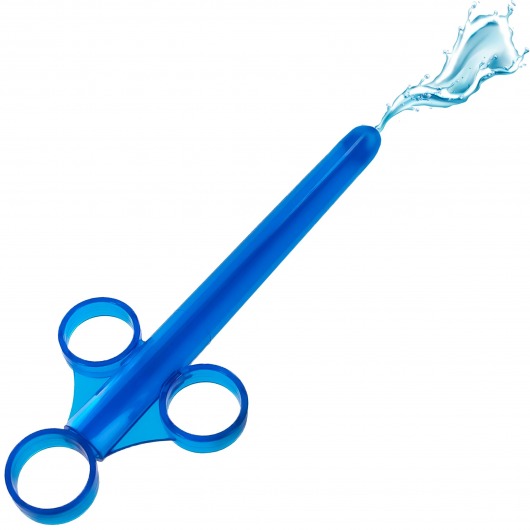 Синий шприц для введения лубриканта XL Lubricant Launcher - XR Brands - купить с доставкой в Рязани