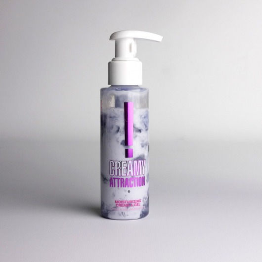 Увлажняющий крем-гель для тела с ароматом ежевики Creamy Attraction Blackberry - 100 мл. - INTT - купить с доставкой в Рязани