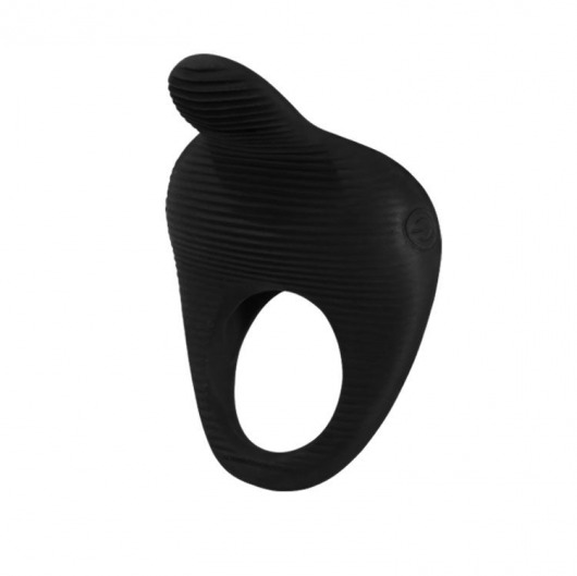 Чёрное эрекционное виброкольцо Thimble - Baile - в Рязани купить с доставкой