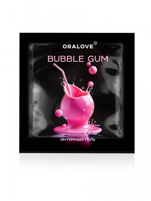 Саше съедобной оральной смазки OraLove с ароматом бабл-гам - 3 гр. - Биоритм - купить с доставкой в Рязани