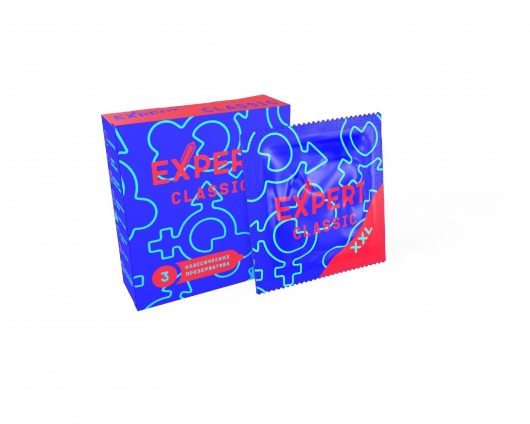 Презервативы увеличенного размера Expert Classic XXL - 3 шт. - Expert - купить с доставкой в Рязани