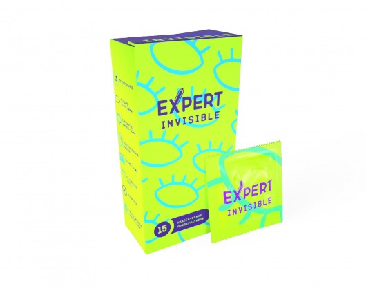 Ультратонкие презервативы Expert Invisible - 15 шт. - Expert - купить с доставкой в Рязани